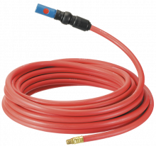 AIRCA Hose with swivel regular coupling and rubber boot