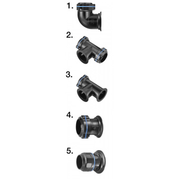 PPS1 CC CONCEPT - Compact Connection aluminum fitting