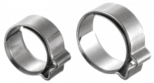 Stainless steel - Single Ear Clamp with Ring